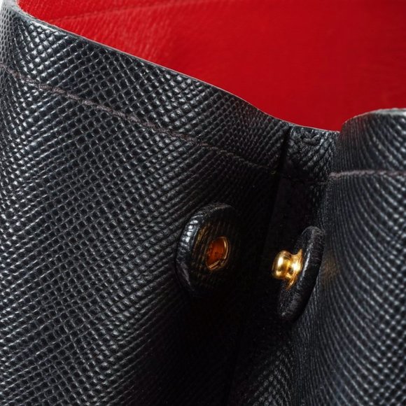 Prada Black Large Double Leather Tote - Picture 9 of 14